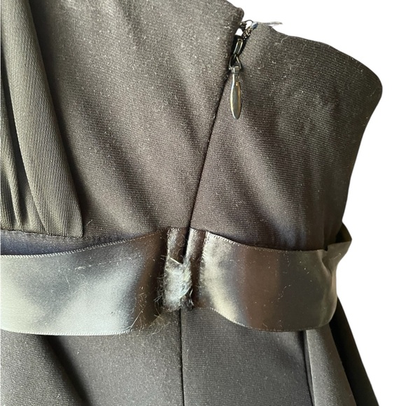 Timeless Black Formal with Cascading Ruffles. Size 10. - Picture 9 of 11